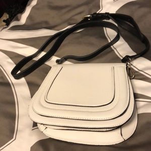 Sole Society black and white crossbody bag